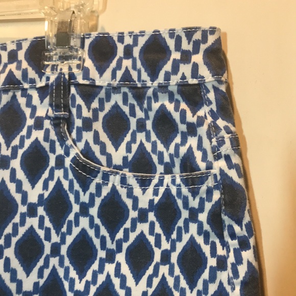 Patterned Denim Skirt Size 16 - Picture 3 of 8
